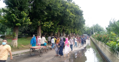 ভর্তিচ্ছুদের পদচারণায় মুখরিত রাবি ক্যাম্পাস