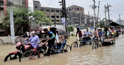 সিলেটে বন্যা পরিস্থিতি অপরিবর্তিত, ডুবে দুইজনের মৃত্যু