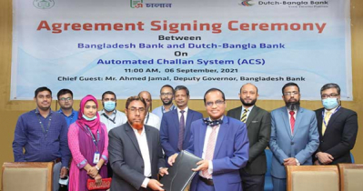 BB-DBBL Signed agreement for Automated Challan System-ACS