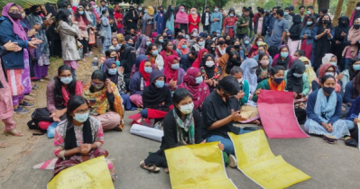 আবারও আন্দোলনে শাবিপ্রবি ছাত্রীরা, প্রভোস্টের রুমে তালা