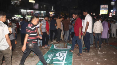 খুলনায় জাতীয় পার্টির কার্যালয়ে ভাঙচুর ও অগ্নিসংযোগ 