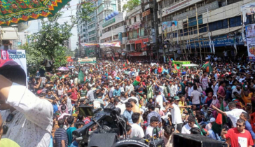 নয়াপল্টনে বিএনপির বাধাহীন সমাবেশ, লোকে লোকারণ্য